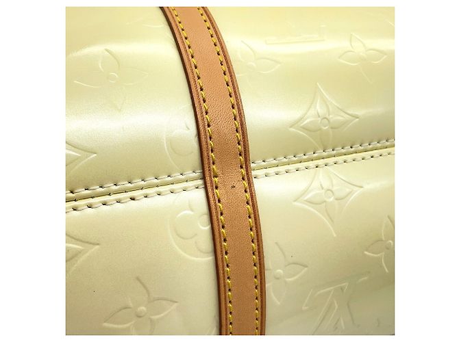 Borsa Bedford in Monogram Vernis di Louis Vuitton Bianco - vista 8