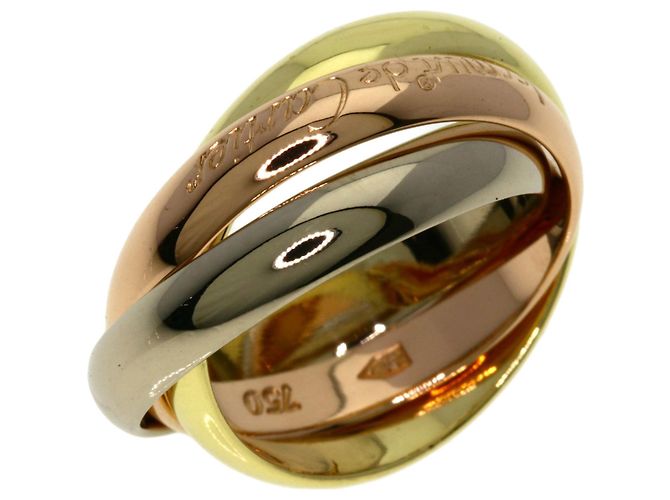 Anello Trinity Cartier in oro 18K - vista 2