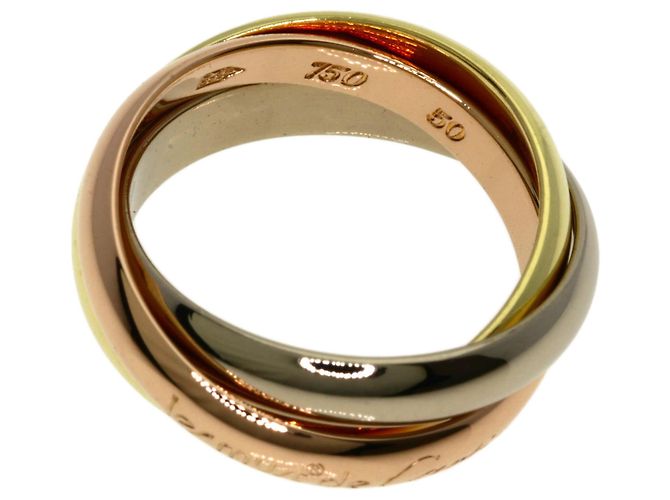 Anello Trinity Cartier in oro 18K - vista 3