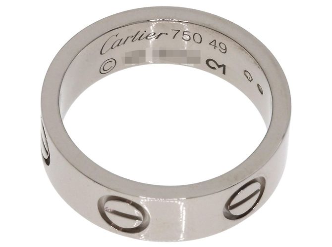Anello Love Cartier in oro bianco 18K - vista 4