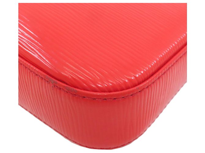 Borsa Pochette Accessoires in pelle Epi Louis Vuitton Rosso - vista 18