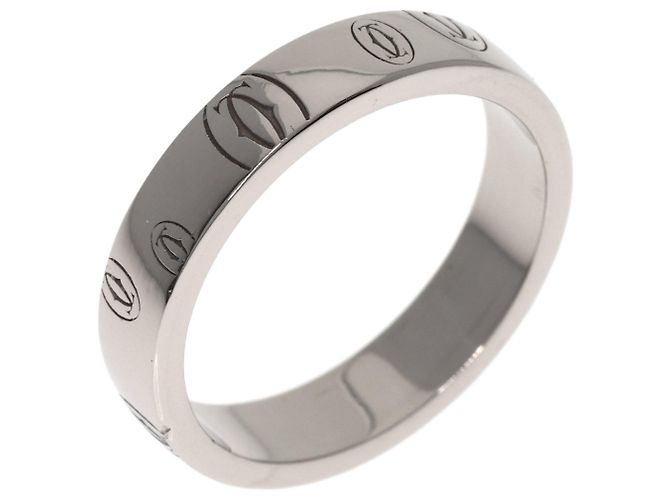Anello Cartier Buon Compleanno #49 in oro bianco 18K - vista 2