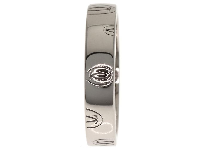 Anello Cartier Buon Compleanno #49 in oro bianco 18K - vista 8