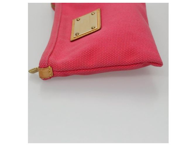 Pochette Antigua in tela Louis Vuitton Rosa - vista 3