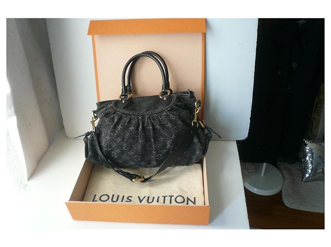 LOUIS VUITTON Borsa NEO Cabby Denim Nero 40 BE - vista 2
