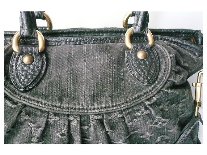 LOUIS VUITTON Borsa NEO Cabby Denim Nero 40 BE - vista 3