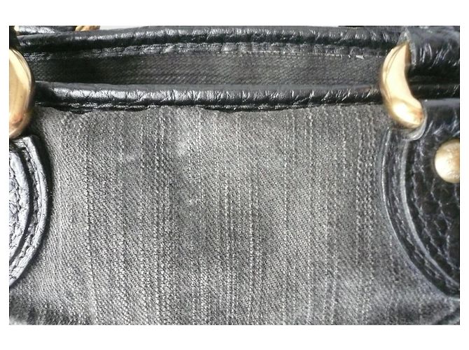 LOUIS VUITTON Borsa NEO Cabby Denim Nero 40 BE - vista 6