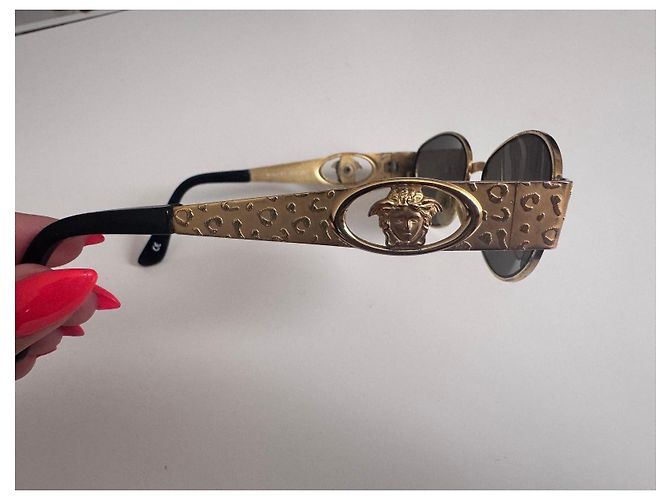 Versace Medusa Sonnenbrille Golden - Ansicht 4