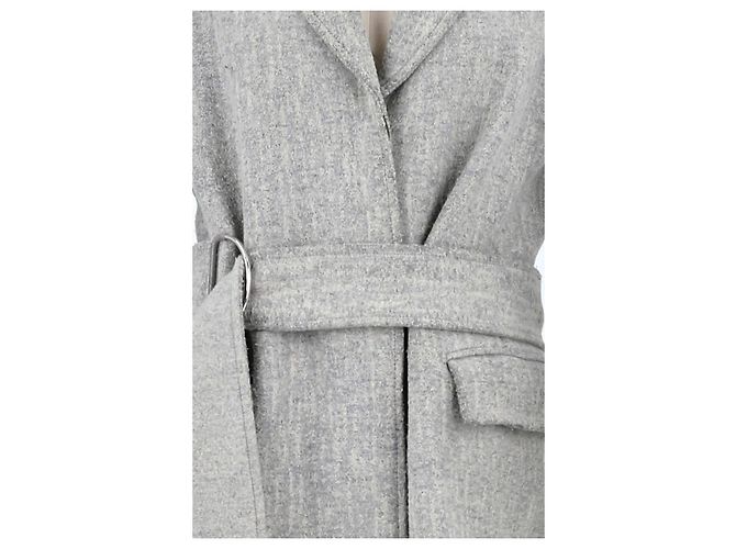 3.1 Phillip Lim Abrigo de lana gris - vista 3