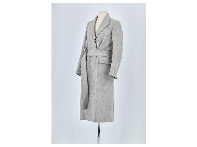 3.1 Phillip Lim Abrigo de lana gris - vista 4