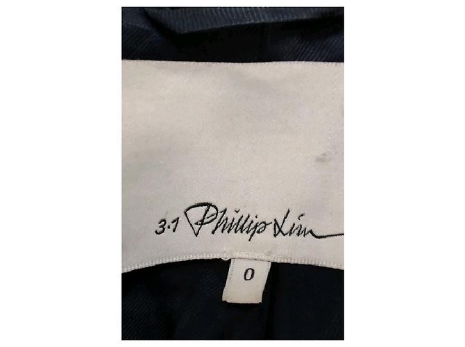3.1 Phillip Lim Abrigo de lana gris - vista 7