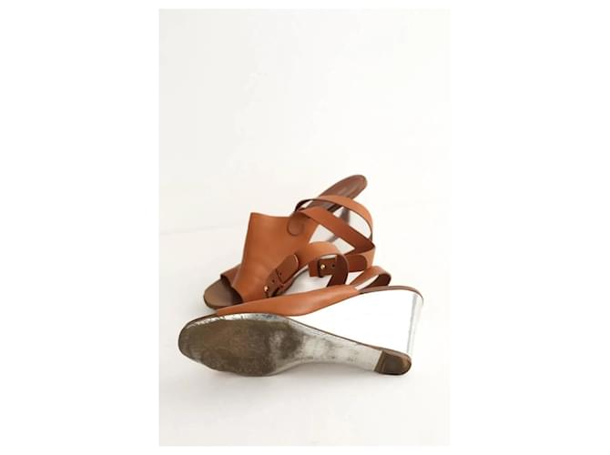 Sergio Rossi Tacchi camel Cammello - vista 6