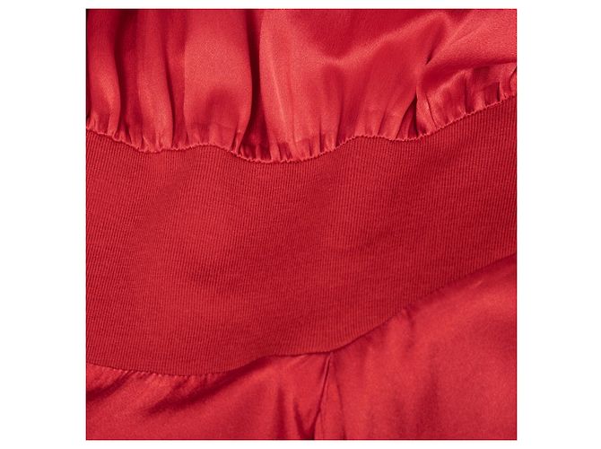 Raffiniertes Abendkleid aus Seide von Yves Saint Laurent Rot - Ansicht 4