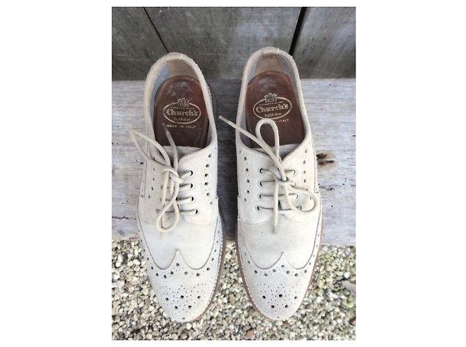 Derbies Church's Keely Beige Suede - vista 4