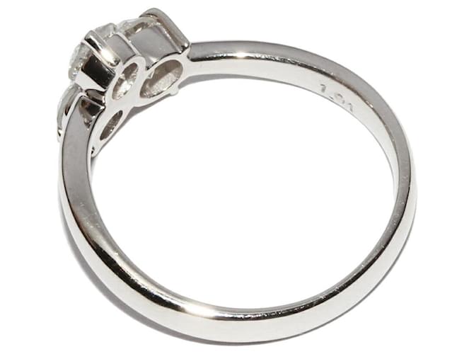 Autre Marque Pt900 Diamantring Silber - Ansicht 3