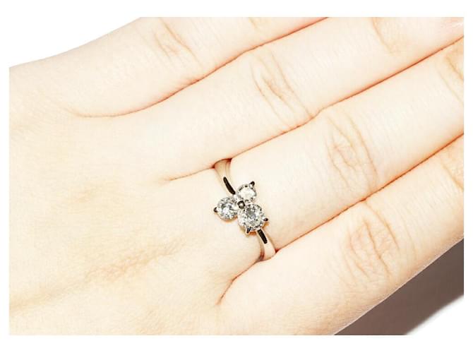 Autre Marque Pt900 Diamantring Silber - Ansicht 6