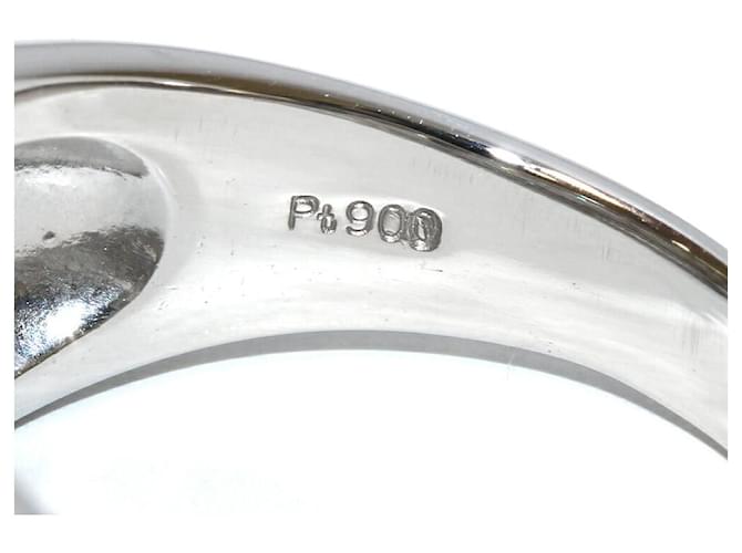 Autre Marque Pt900 Diamantring Silber - Ansicht 3