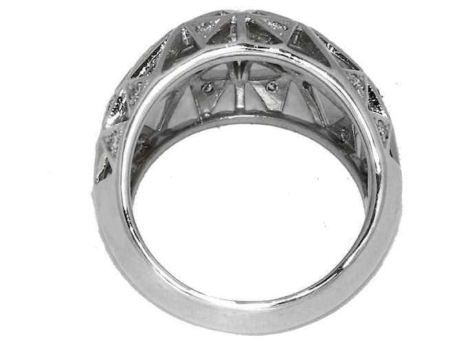 Autre Marque Pt900 Diamantring Silber - Ansicht 3