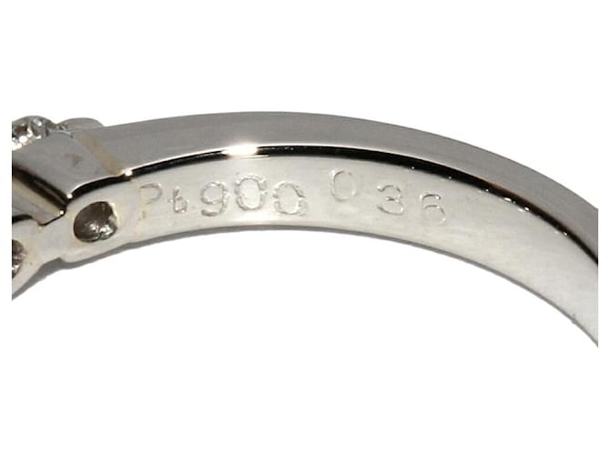 Autre Marque Pt900 Diamantring Silber - Ansicht 4