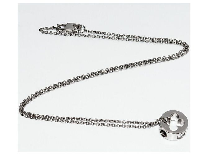 Collana in oro bianco Au750 con diamanti Louis Vuitton Empreinte Argento - vista 3