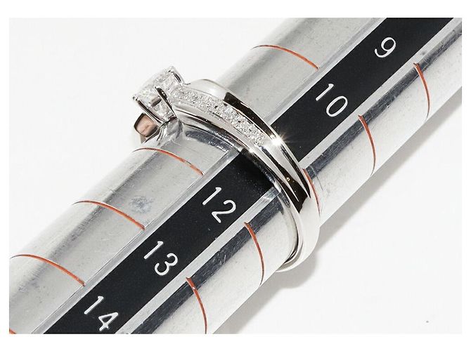 Autre Marque Pt900 Diamantring Silber - Ansicht 2