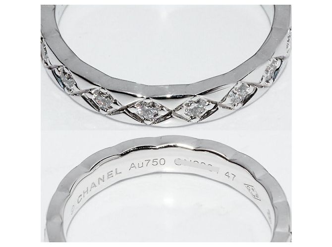 Ehering Coco Crush K18WG von Chanel J11871 Silber - Ansicht 5