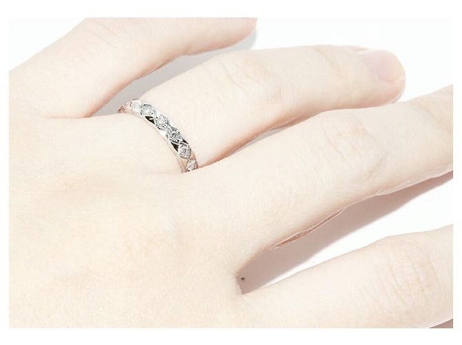 Ehering Coco Crush K18WG von Chanel J11871 Silber - Ansicht 6