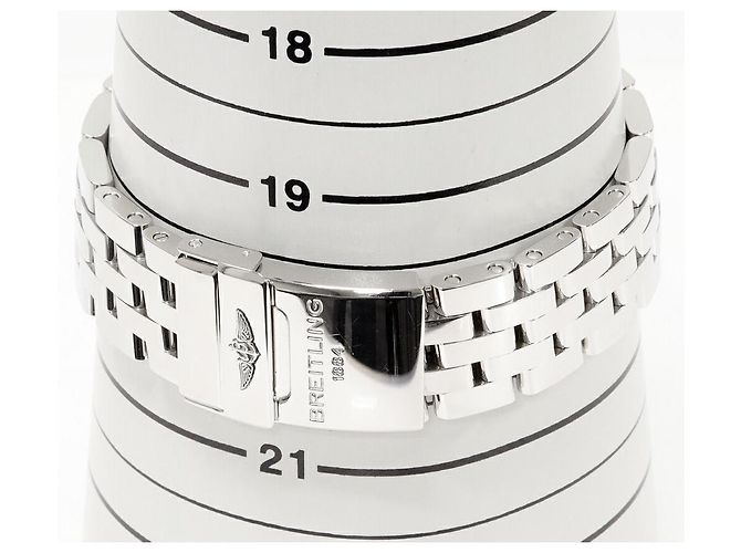 Orologio Breitling Chronomat con quadrante nero AB0115 - vista 5