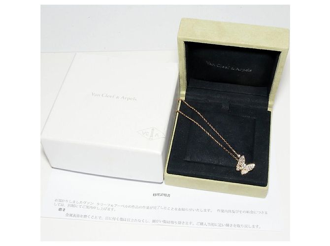 Collana Pendente Dou Papillon in K18YG di Van Cleef & Arpels VCARP3DP00 D'oro - vista 3
