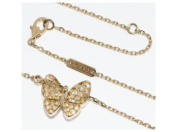 Collana Pendente Dou Papillon in K18YG di Van Cleef & Arpels VCARP3DP00 D'oro - vista 5