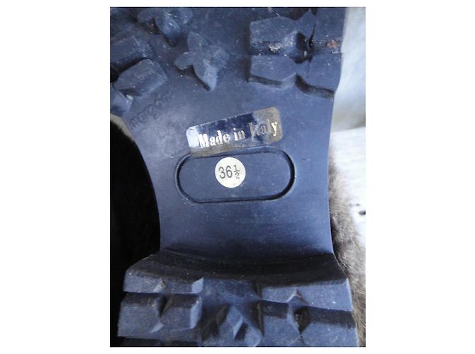 Botines Sartore de nobuck con puño de piel extraíble Castaño - vista 9