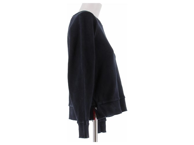 Suéter Thom Browne de algodón azul marino - vista 3