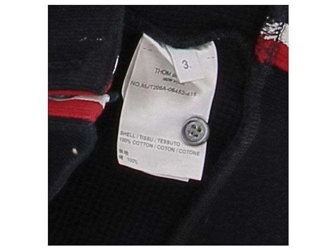 Suéter Thom Browne de algodón azul marino - vista 6