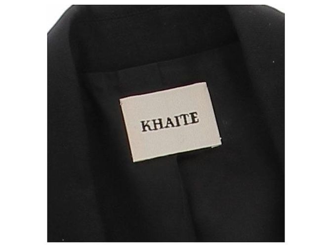 Blazer estructurado negro Khaite - vista 5