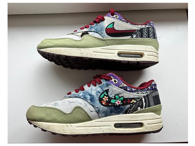 Sneakers Nike Air Max 1 Concepts Far Out Bianco Rosso Blu Multicolore Verde - vista 4
