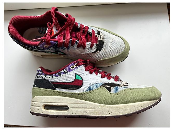 Sneakers Nike Air Max 1 Concepts Far Out Bianco Rosso Blu Multicolore Verde - vista 5