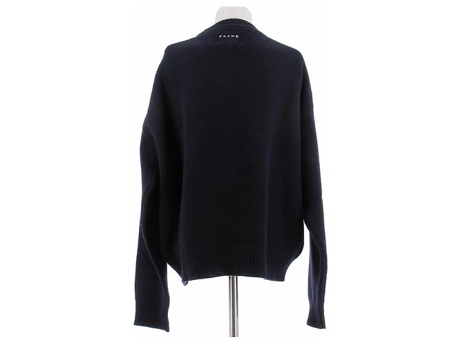 Frame Denim Suéter marino de cachemira Azul marino - vista 2