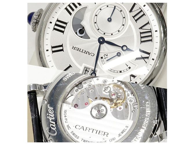 Reloj automático Rotonde de Cartier con esfera plateada W1556368 - vista 6