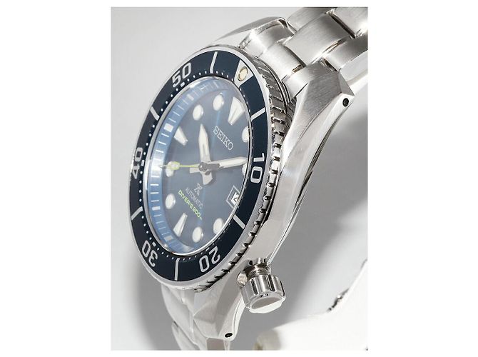 SEIKO Prospex Edelstahl Limitierte Auflage Blau - Ansicht 4