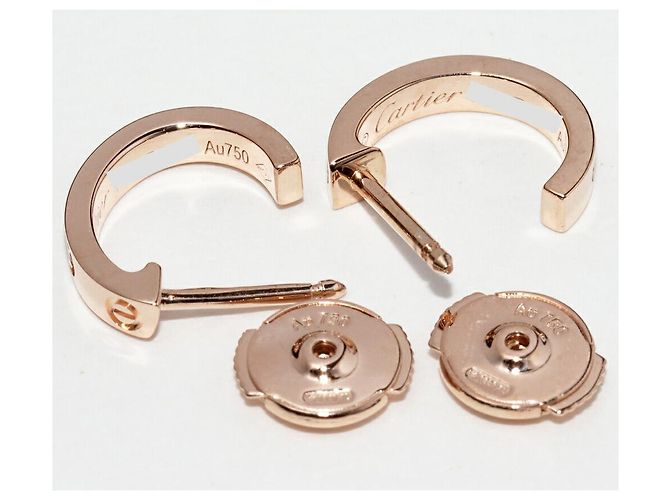 Cartier LOVE Au750 Ohrringe Pink - Ansicht 4