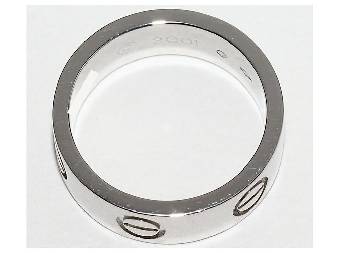 Cartier Love Pt950 Ring Größe 48 Silber - Ansicht 3