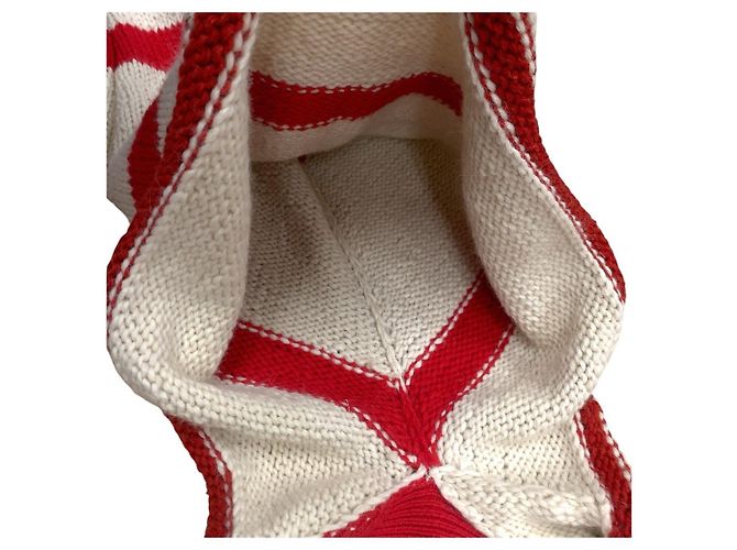 Poncho de lã bordado da coleção Loewe Branco - vista 8