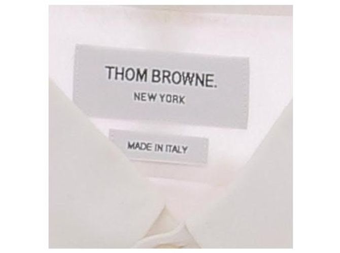 Thom Browne Weiße Hemd mit Tasche - Ansicht 5