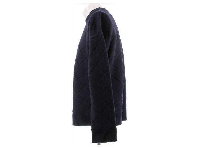 Bottega Veneta Wollpullover Marineblau - Ansicht 4