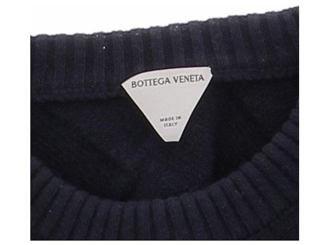 Bottega Veneta Wollpullover Marineblau - Ansicht 5