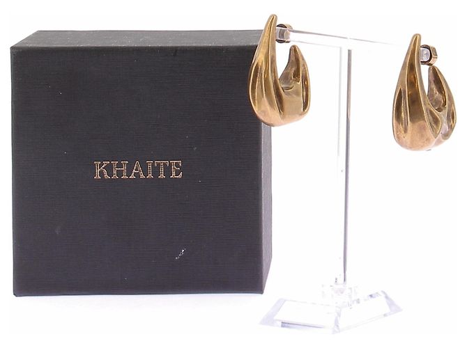 Khaite Orecchini a cerchio dorati D'oro - vista 6