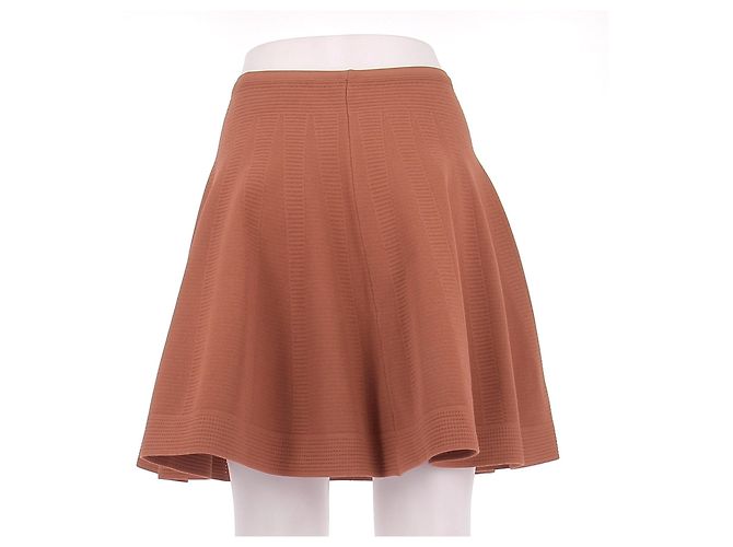 Alaïa Minifalda terracota Naranja - vista 2