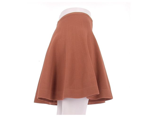 Alaïa Minifalda terracota Naranja - vista 3