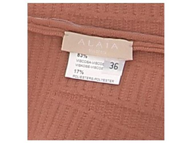 Alaïa Minifalda terracota Naranja - vista 5