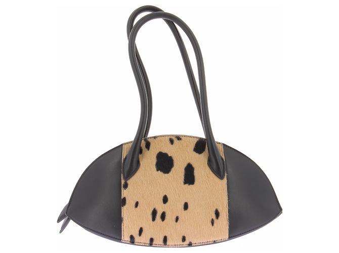 Nina Ricci Borsa "Le Bal Médium" in pelle stampata Nero - vista 2